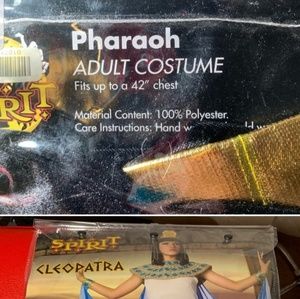 Halloween costume pharaon and Cleopatra complete